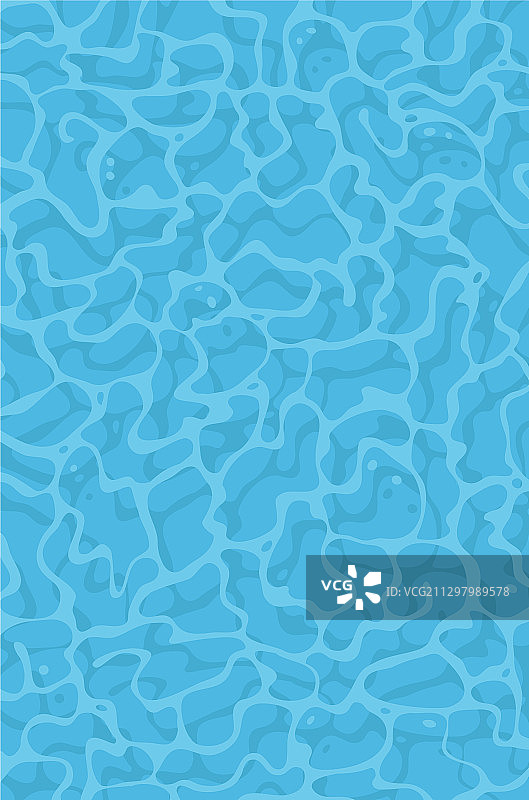 手绘夏季奢华热带泳池图片素材