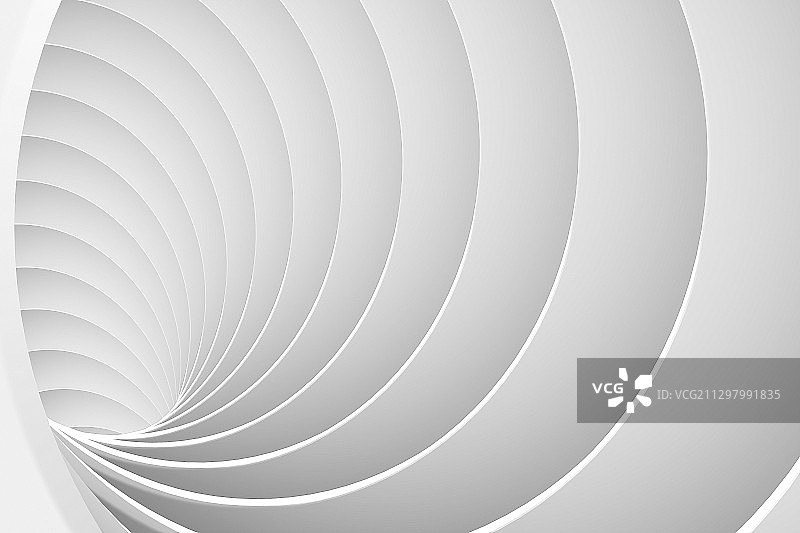 3D抽象圆形拱门空间背景图片素材