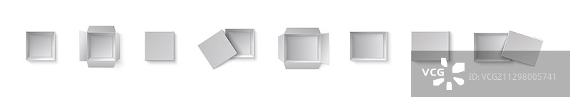 白色礼品盒图片素材