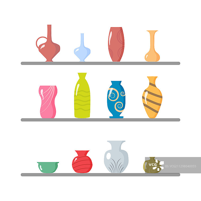 陶瓷花瓶素材合集图片素材