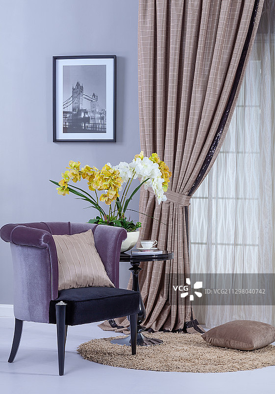 现代时尚客厅一角图片素材