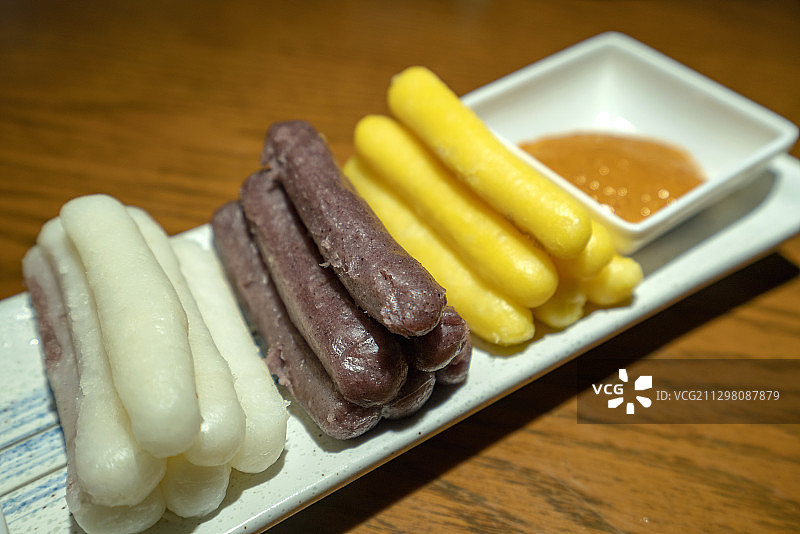 云南特色美食饵块图片素材