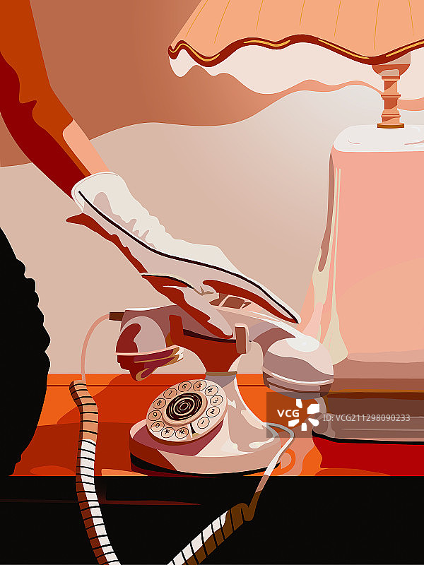 复古电话图片素材