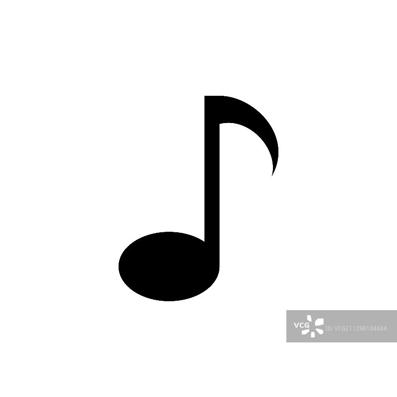 白色背景上的音乐图标图片素材