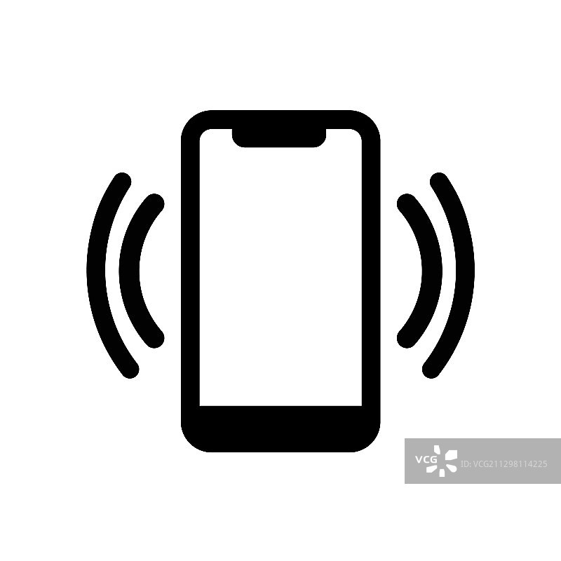 静音模式智能手机图标或手机图片素材