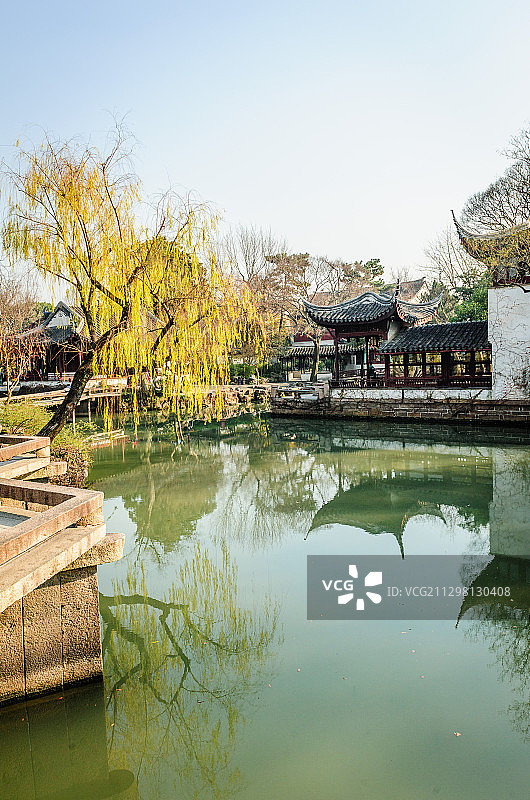 拙政园之冬图片素材