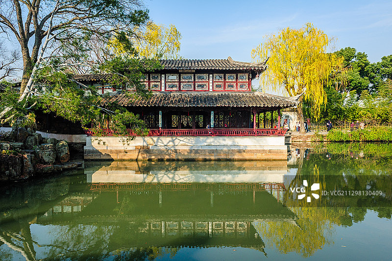 拙政园之冬图片素材