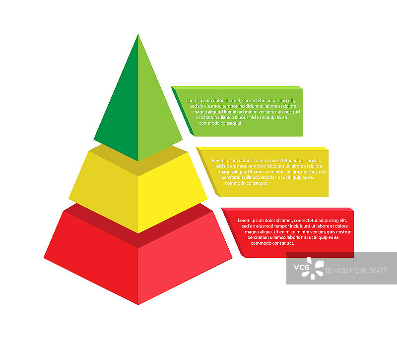金字塔成功三要素图片素材