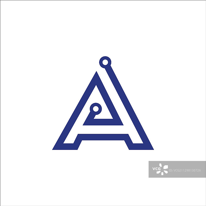 首字母标志设计模板图片素材