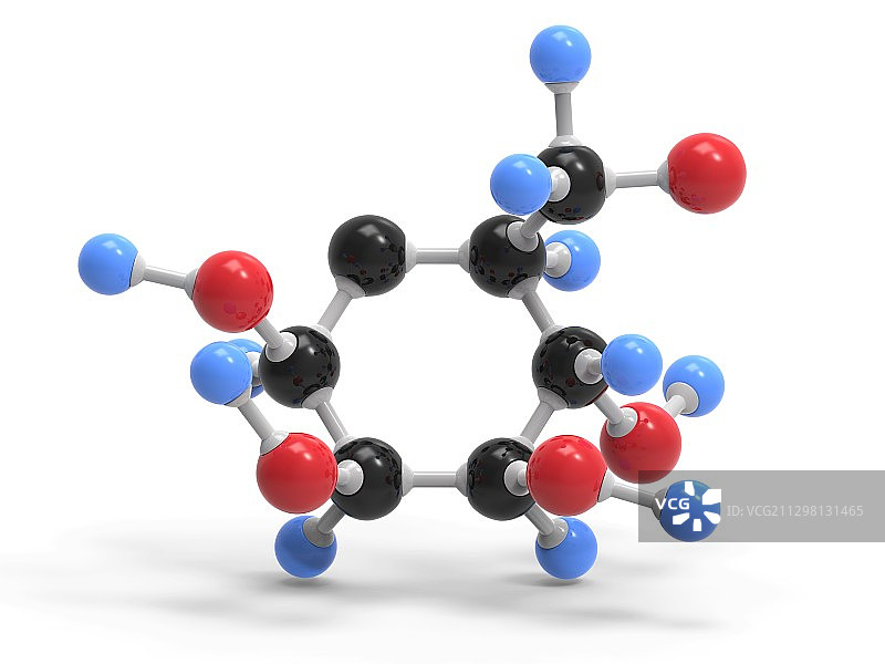 葡萄糖分子图片素材