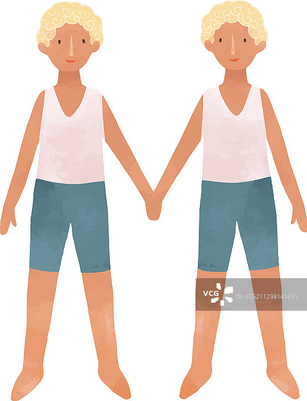 美丽的双子座星座标志图片素材