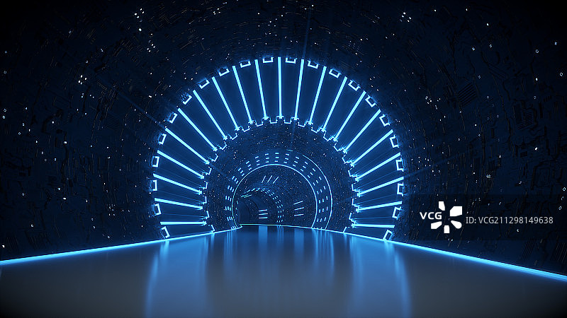 3D简洁空间背景图片素材