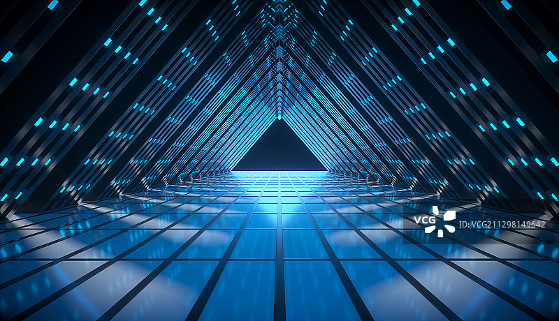 3D简洁空间背景图片素材