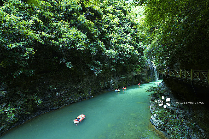 开阳南江大峡谷景色图片素材