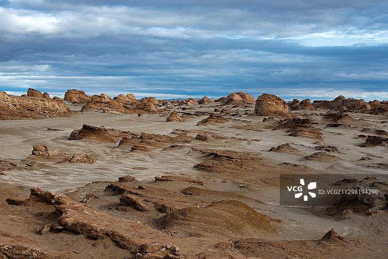 柴达木雅丹群图片素材