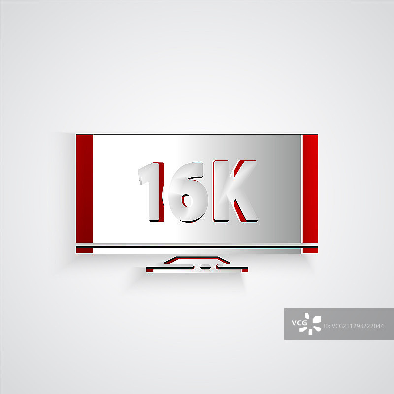 剪纸风格16K超高清电视图片素材