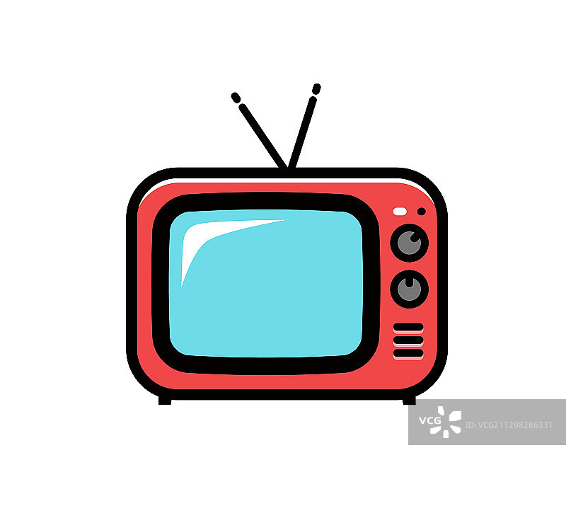 电视图标卡通图片素材