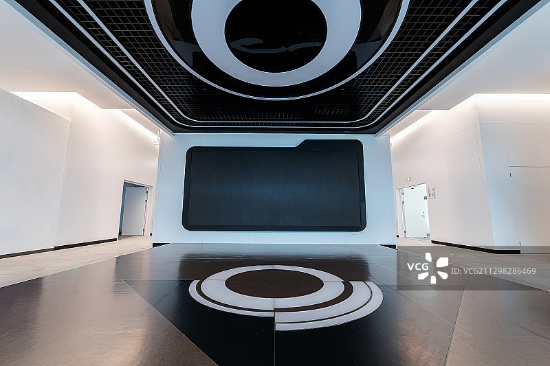 现代科技感展厅建筑室内图片素材