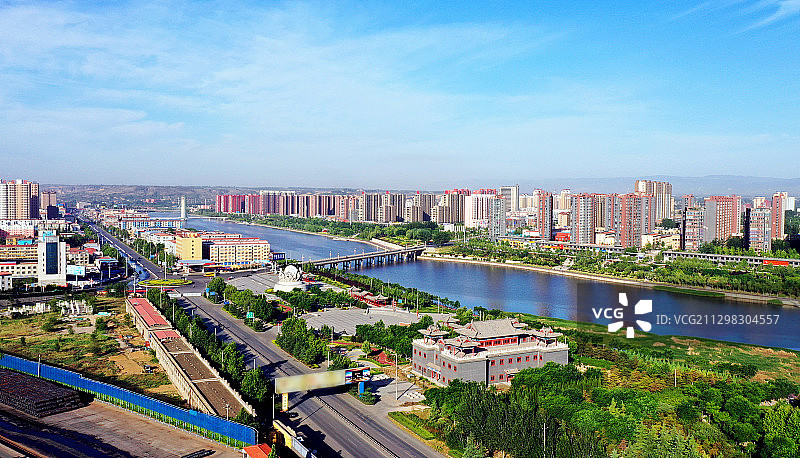 襄汾县城新景图片素材
