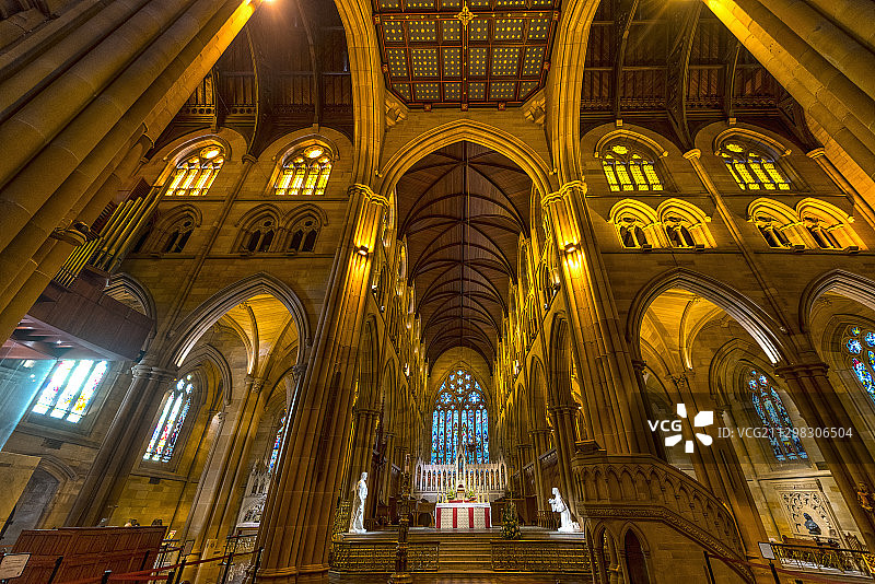 澳洲，澳大利亚，新南威尔士州，悉尼，圣玛利亚教堂图片素材