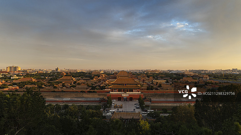 皇城落日图片素材