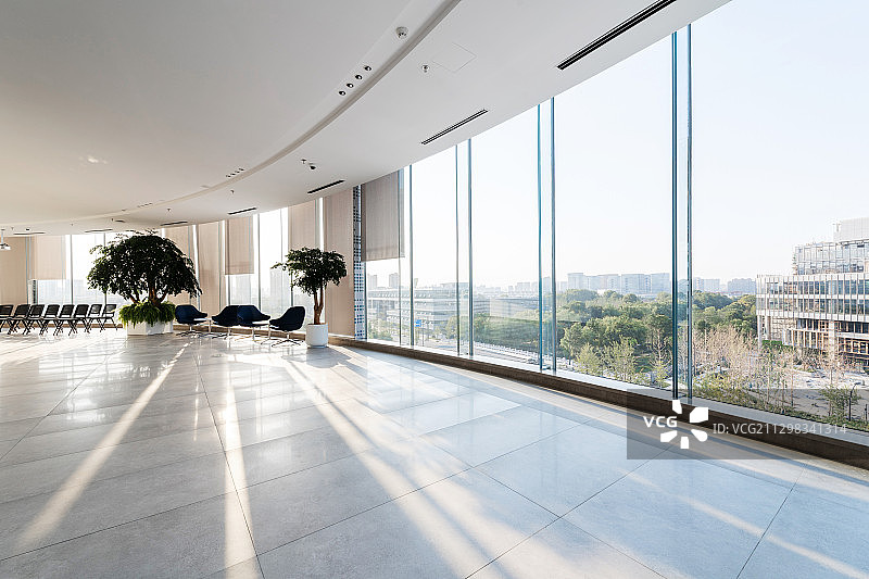 现代简洁办公室大厅走廊图片素材