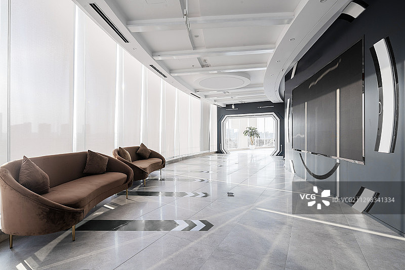 现代简洁办公室大厅走廊图片素材