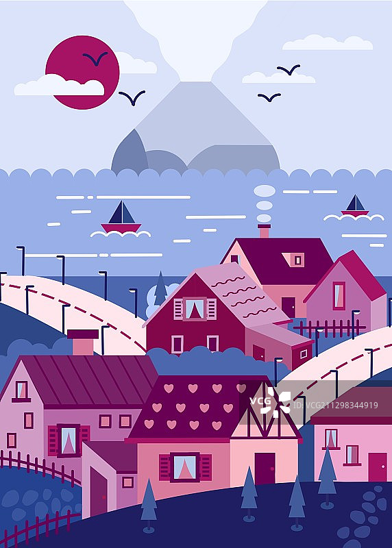 小岛风光Litla Dimun图片素材