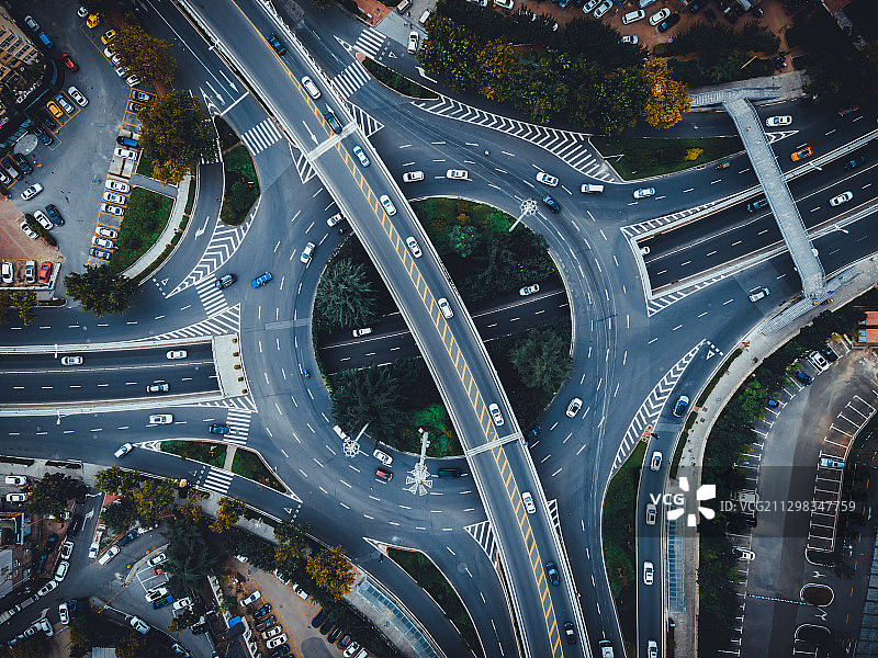 青岛市北区 雁山立交桥图片素材