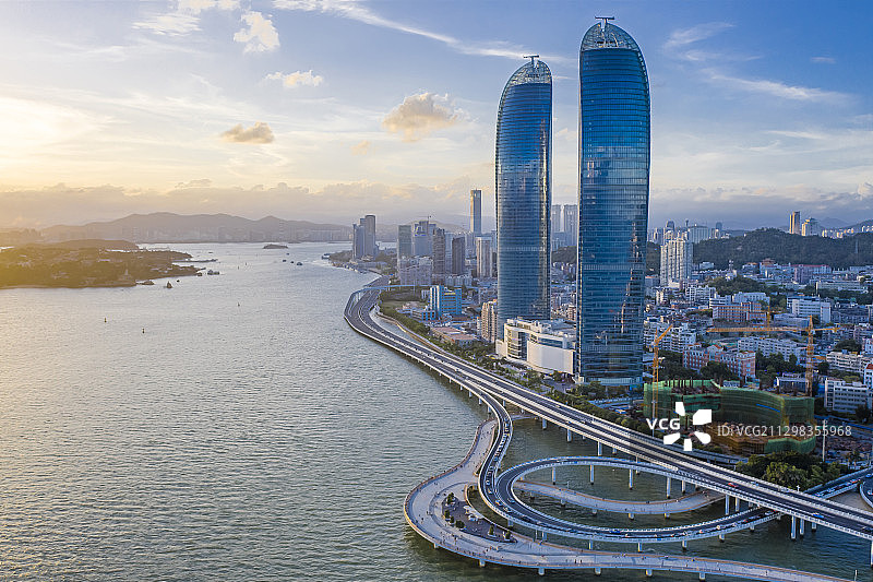 双子塔图片素材