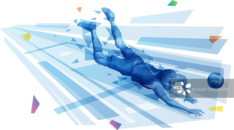 救球的男子排球运动员图片素材