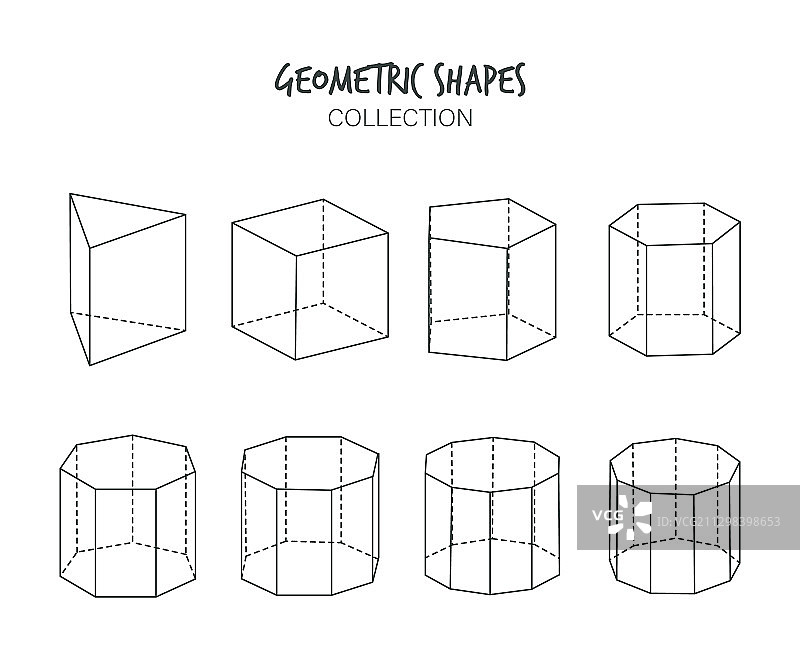 多种几何形状合集图片素材