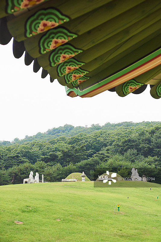 韩国金浦长陵历史遗址图片素材