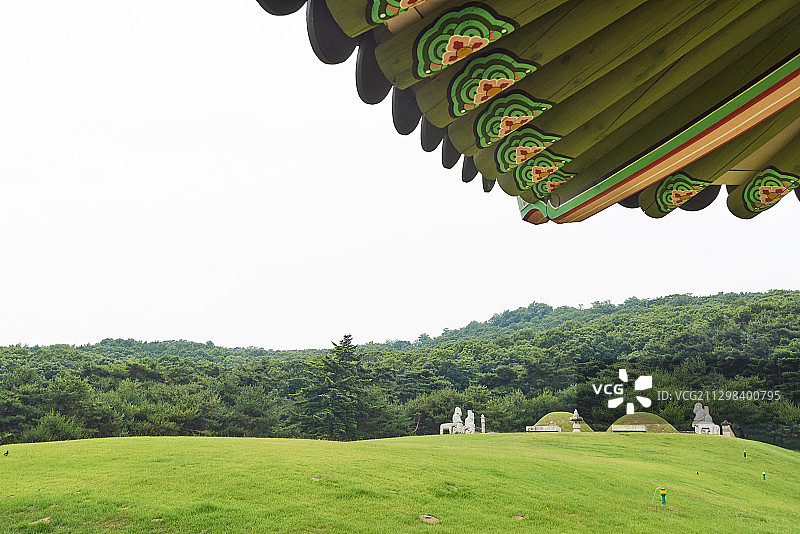 韩国金浦长陵历史遗址图片素材