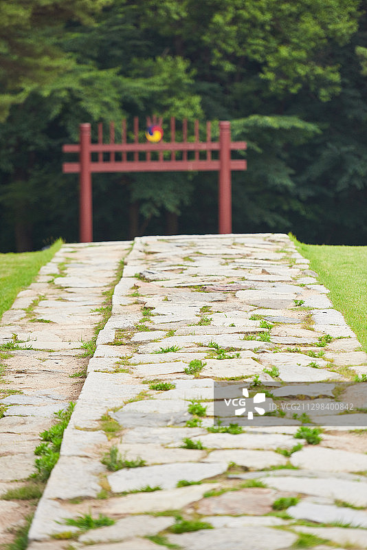 韩国金浦长陵历史遗址图片素材