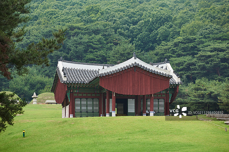 韩国金浦长陵历史遗址图片素材