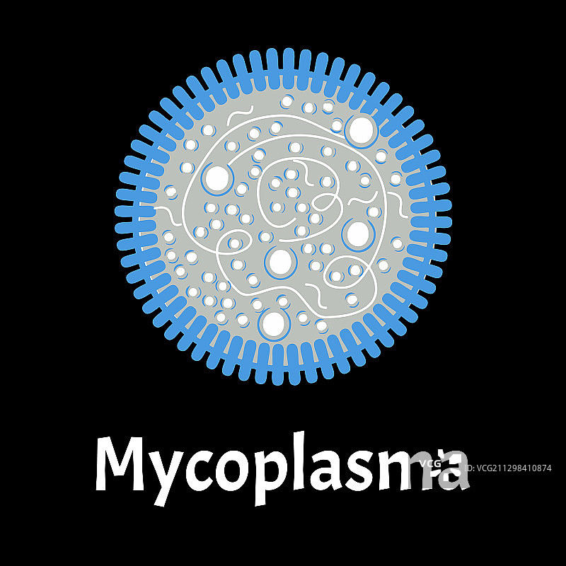 支原体细菌感染图片素材
