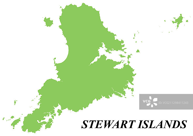 斯图尔特岛地图图片素材