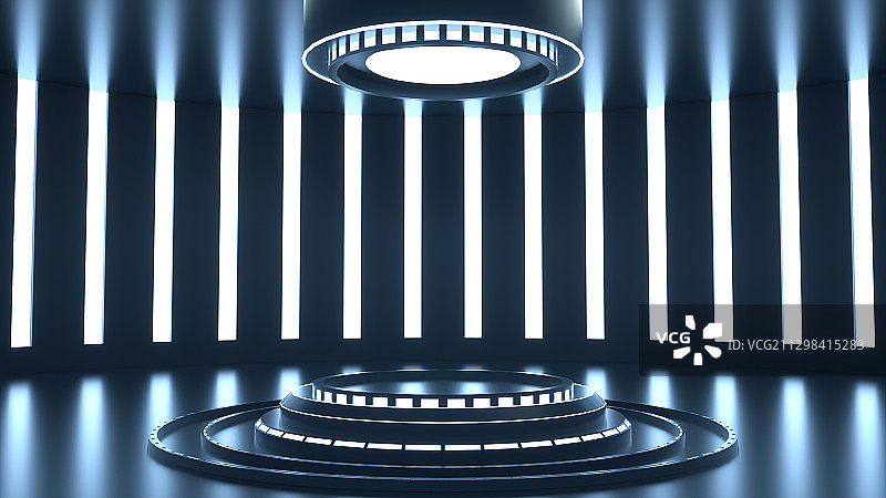 创意电商空间C4D图片素材