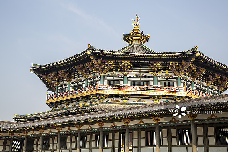 湖北襄阳唐城景区影视城影视基地图片素材