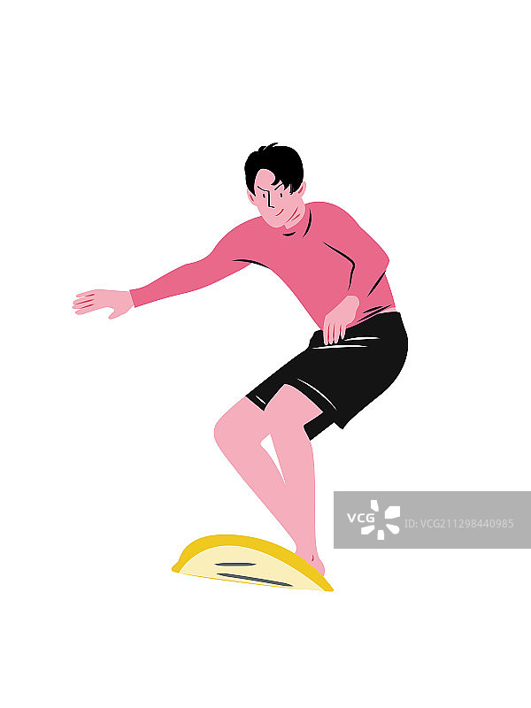 冲浪少年图片素材