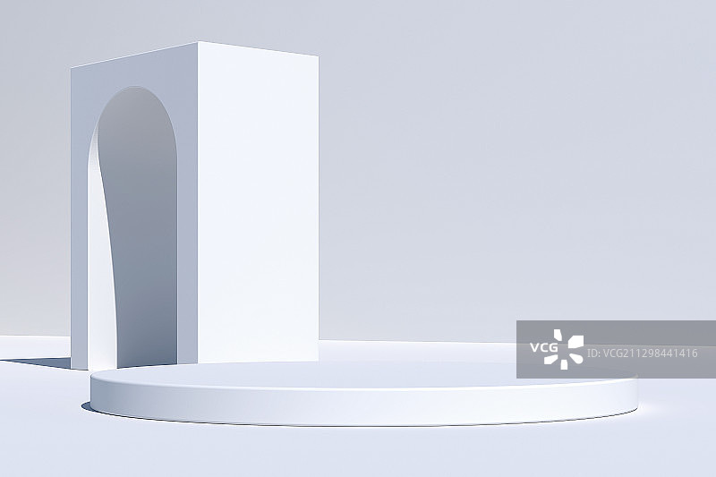 3D简洁空间背景空间图片素材