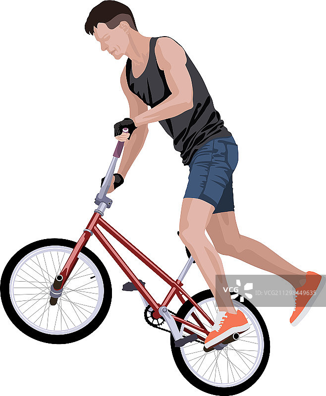 BMX骑手图片素材