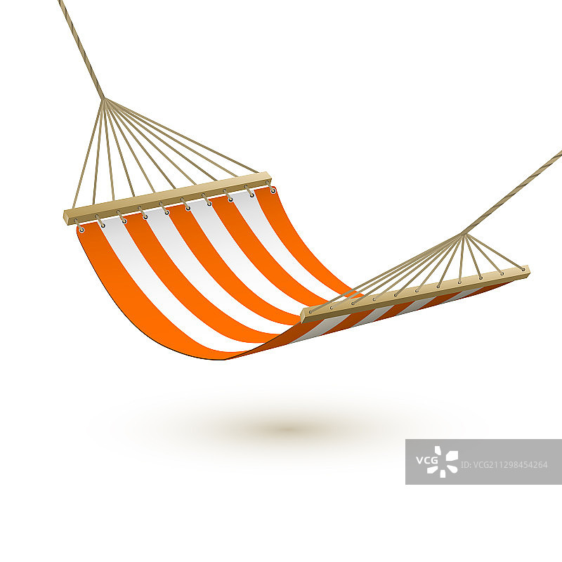 红白条纹吊床模板图片素材