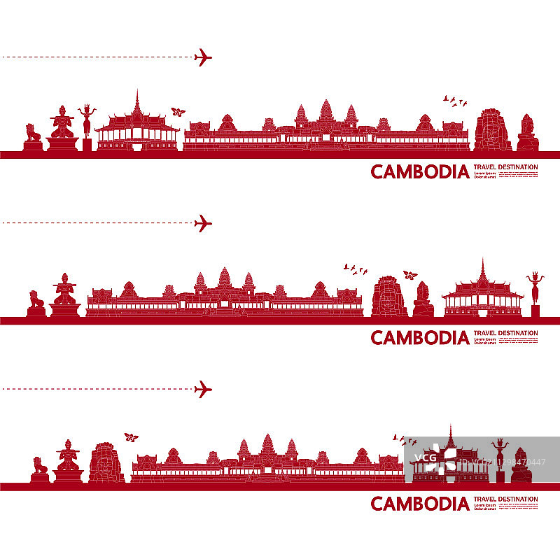 柬埔寨旅游目的地图片素材