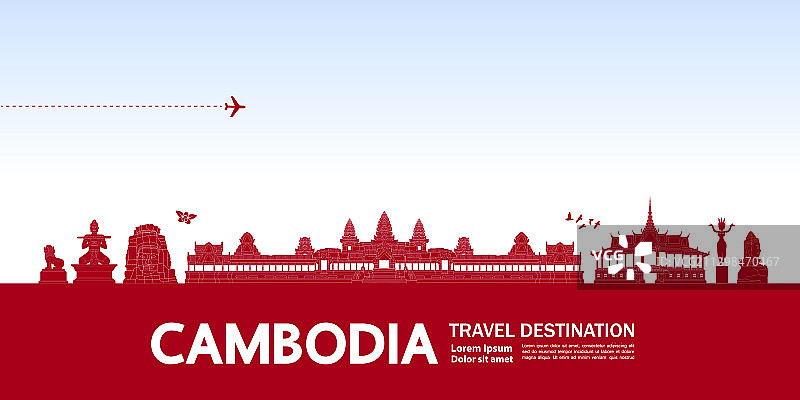 柬埔寨旅游目的地图片素材