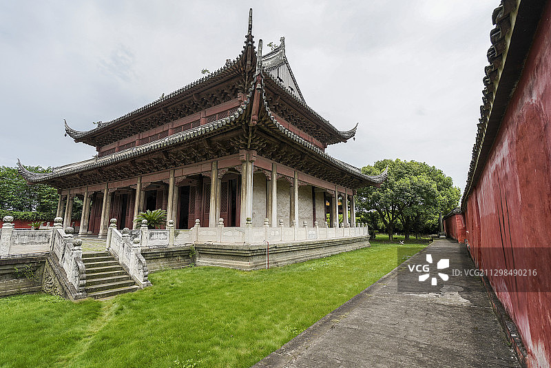 海宁 盐官古镇 海神庙图片素材