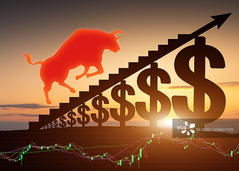 股票牛市图片素材