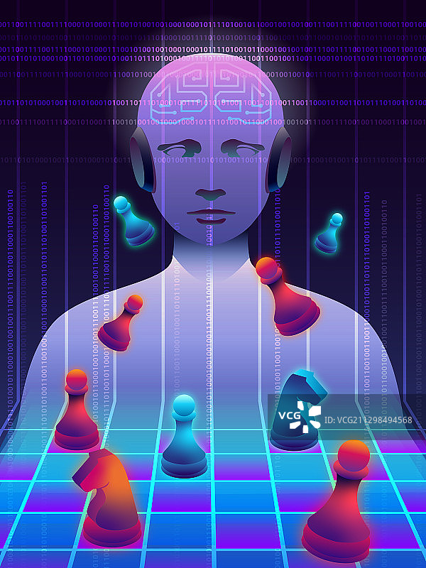 人工智能插画图片素材