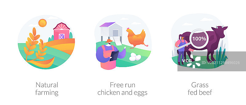 生态农业抽象概念图片素材